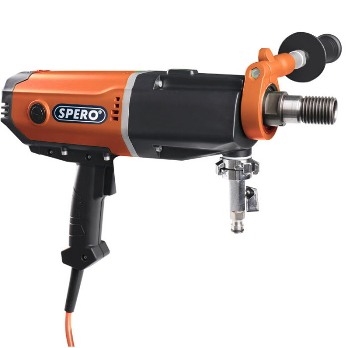 Spero tools 3 Gänge - 2200 Watt Industrie-Diamantbohrmaschine mit Pistolengriff SPB1004P