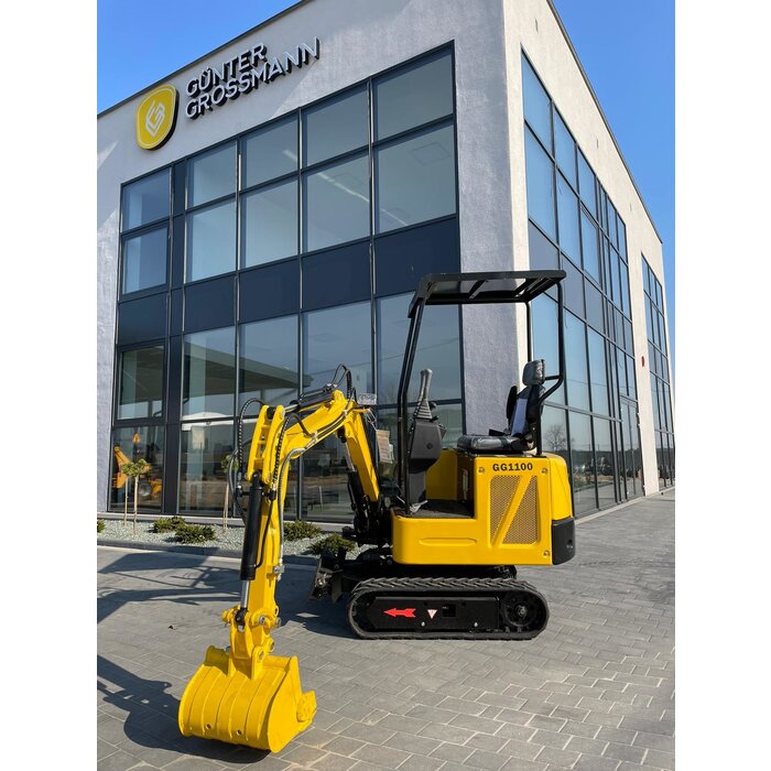 Günter Grossmann GG 1100 gunter grossmann mini excavator 3 cylinder kubota articulated mast adjustable tracks