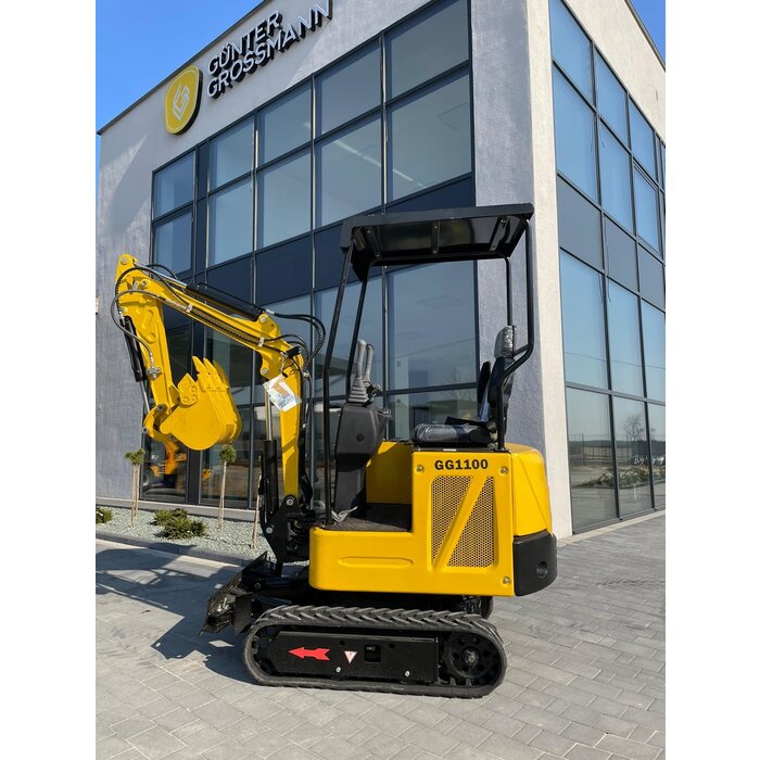 Günter Grossmann GG 1100 gunter grossmann mini excavator 3 cylinder kubota articulated mast adjustable tracks