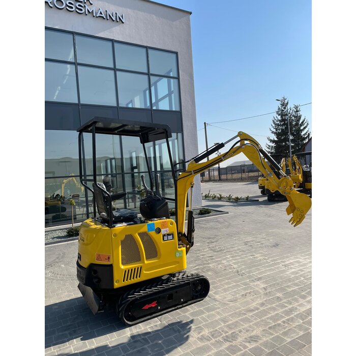 Günter Grossmann GG 1100 gunter grossmann mini excavator 3 cylinder kubota articulated mast adjustable tracks