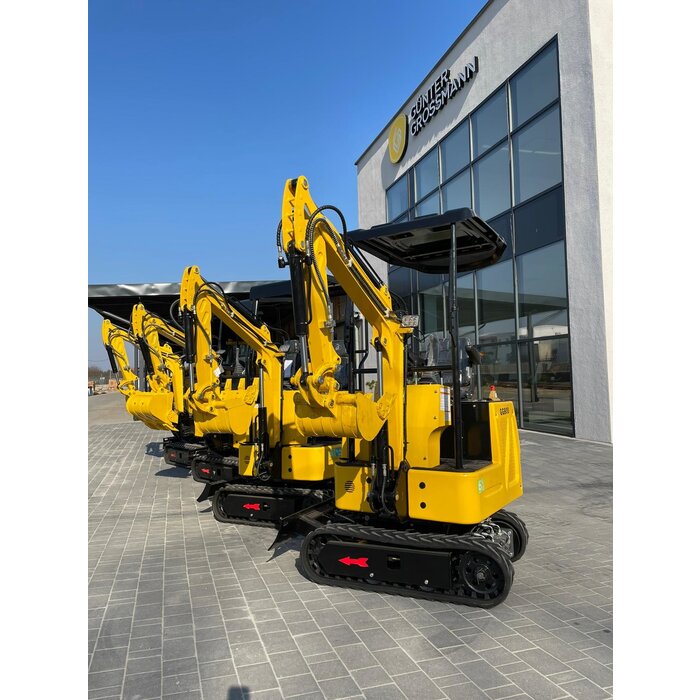 Günter Grossmann GG 1100 gunter grossmann mini excavator 3 cylinder kubota articulated mast adjustable tracks