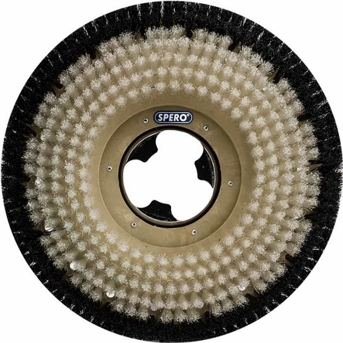 Spero tools 17 Inch Soft Carpet & Floor Wax Brush Pad Metal Lock