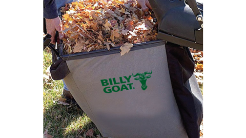Billy Goat MV601SP leaf vacuum powered