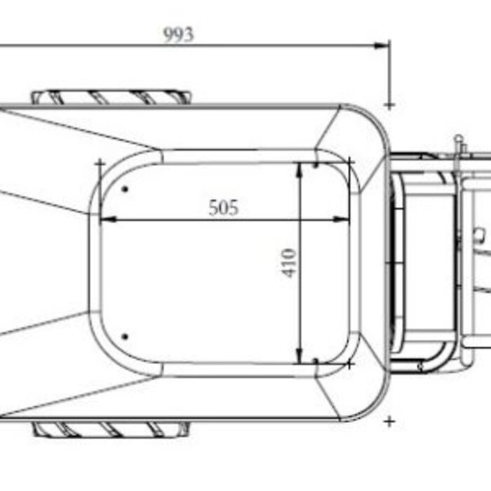 Hzc / Landworks Electric wheelbarrow up to 230 kg load capacity (ES230)