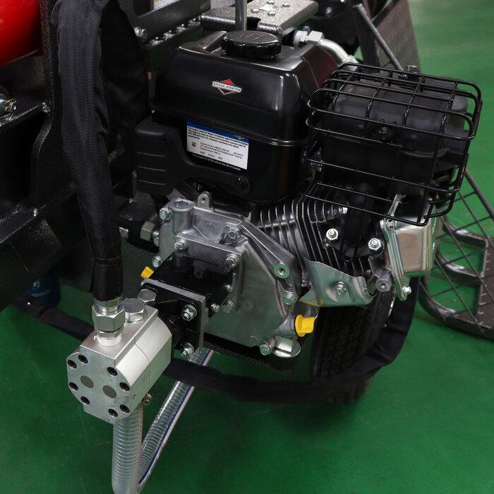 Hzc / Landworks 22 t horizontal petrol log splitter with log lifter, 1 m splitting length (HS22331)