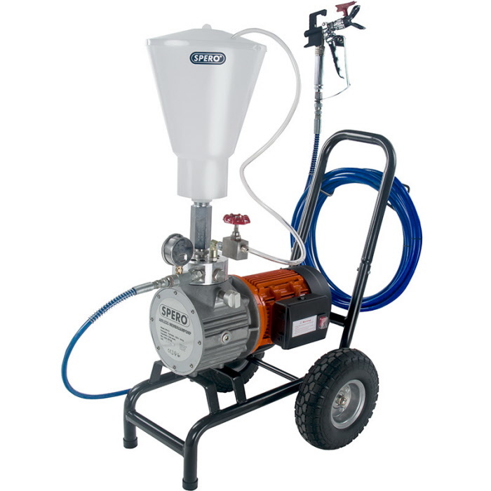 Spero tools 4.0Ltr/min Airless membraampomp 6 liter trechter - SPA101A