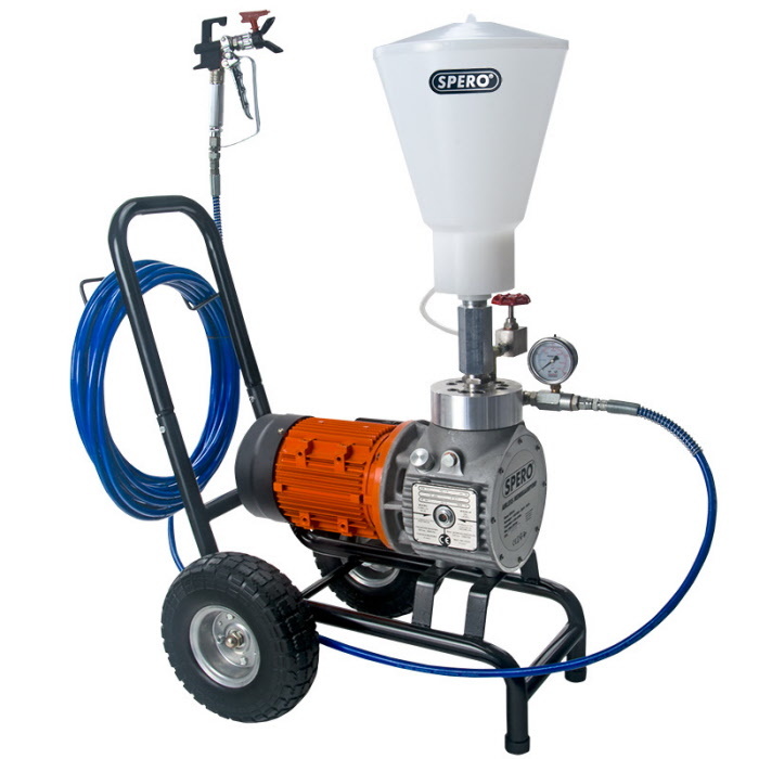 Spero tools 4.0Ltr/min Airless membraampomp 6 liter trechter - SPA101A