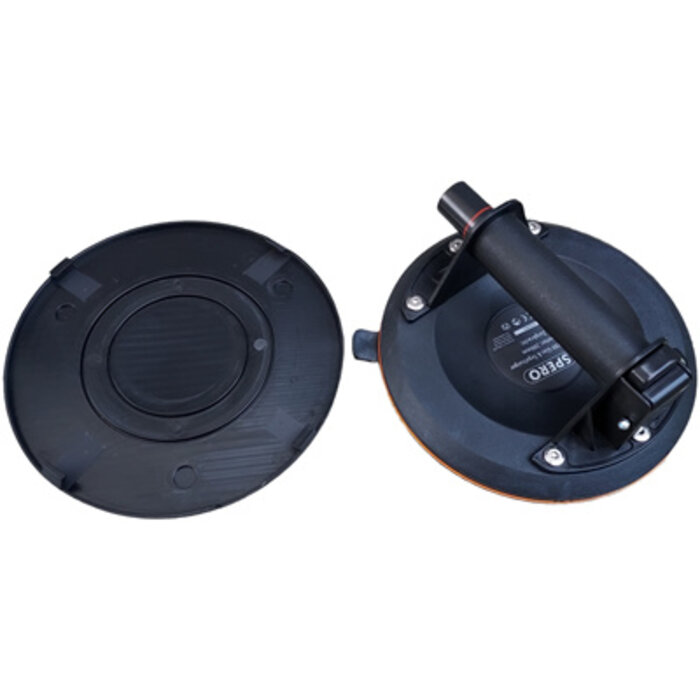 Spero tools 200 mm Glas- und Fliesensauger PRO – manuelles Pumpenvakuum – Max: 56 kg VP200