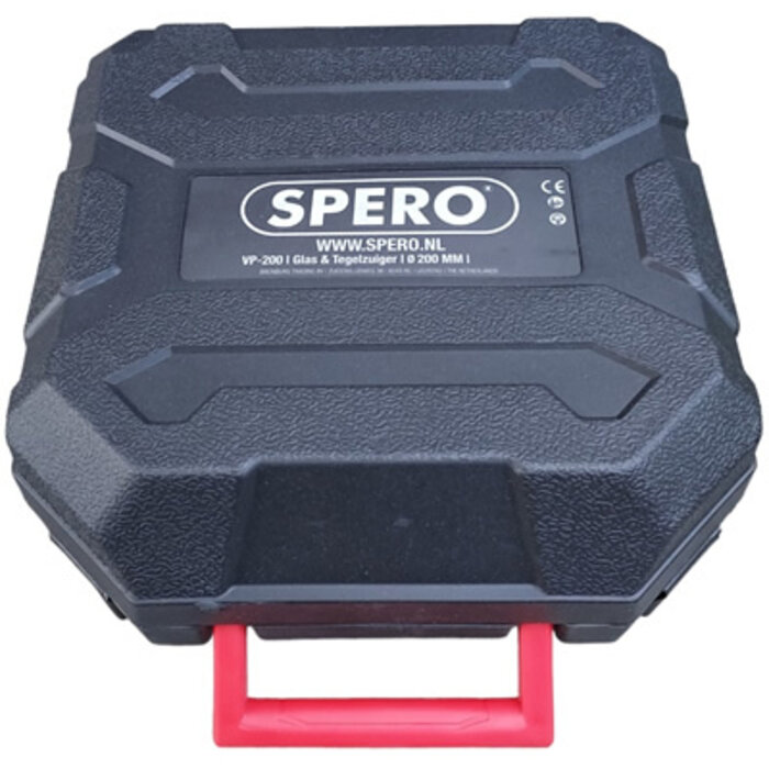 Spero tools 200 mm Glas- und Fliesensauger PRO – manuelles Pumpenvakuum – Max: 56 kg VP200