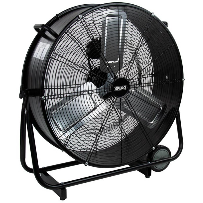 Spero tools Floor fan 90cm Industry Max: 9000 m3/h - Tiltable - SPKV60