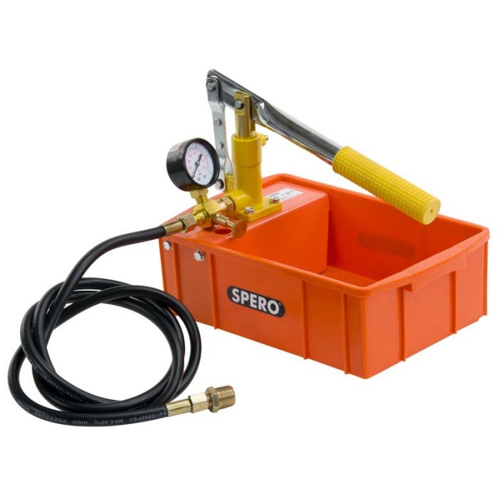 Spero tools Druckpumpe 4 Liter Stahltank Rohrdruckpumpe max. 40Bar SAP1001