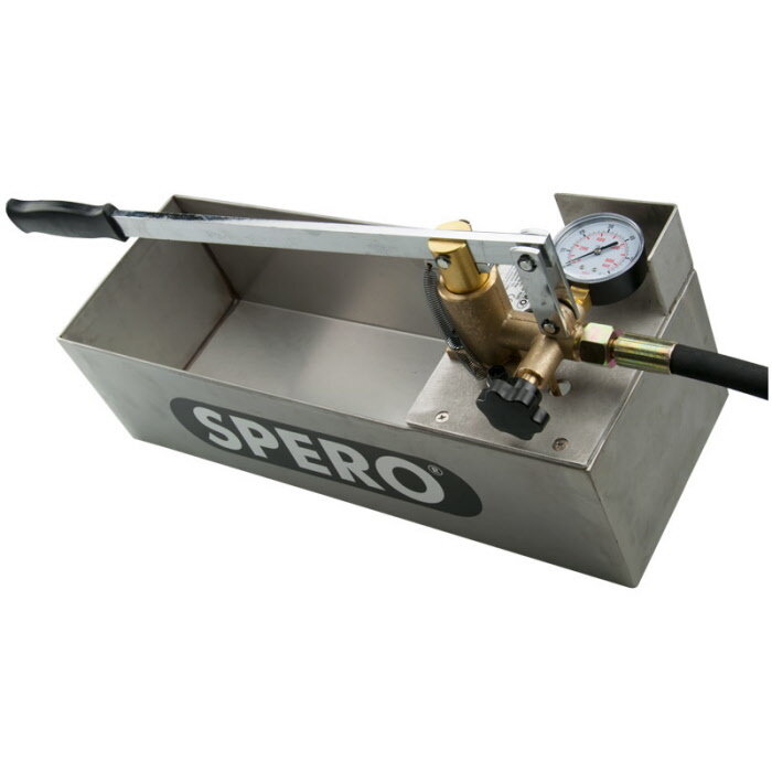 Spero tools Afperspomp 12 liter RVS bak leiding afperspomp - max. druk 60 bar SAP3001