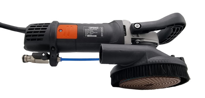 Spero tools Polijstmachine - NAT1400 Watt gebruik met verende stofkap & afneembare neus SPHS1001W