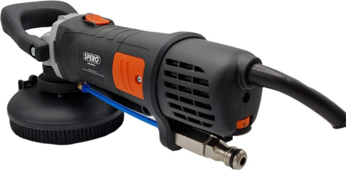 Spero tools Polijstmachine - NAT1400 Watt gebruik met verende stofkap & afneembare neus SPHS1001W