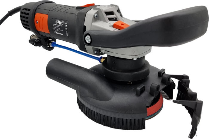 Spero tools Polijstmachine - NAT1400 Watt gebruik met verende stofkap & afneembare neus SPHS1001W
