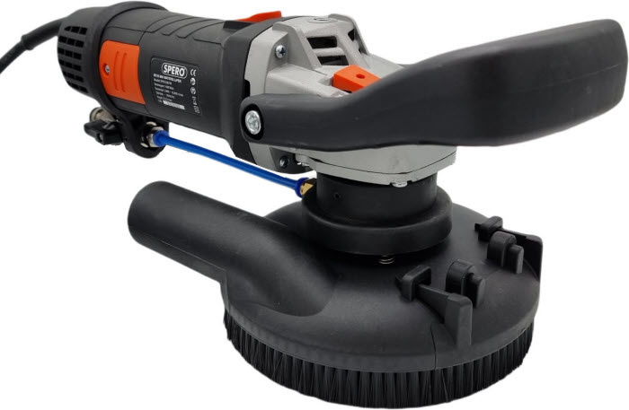 Spero tools Polijstmachine - NAT1400 Watt gebruik met verende stofkap & afneembare neus SPHS1001W