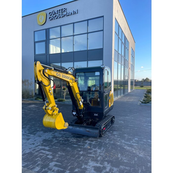 Günter Grossmann GG2000 CAB Graafmachine Yanmar
