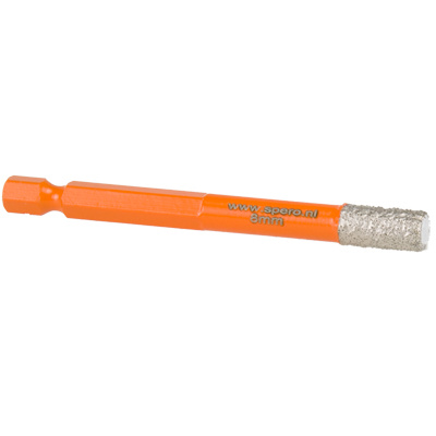 Spero tools HEX Fliesenbohrer-Set 6, 8, 10 & 13 mm WAX Dry