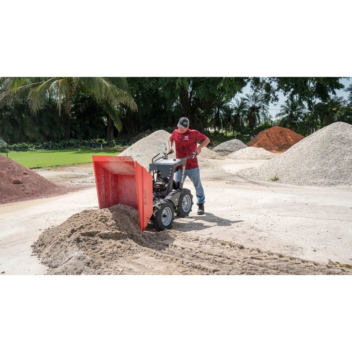 Muck-Truck H-Max 4-Rad Schubkarre Raddumper hydraulisch kippbar