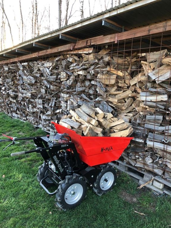 Muck-Truck H-Max 4 wiel kruiwagen wieldumper hydraulisch kiepen