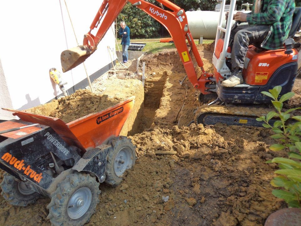 Muck-Truck Muck Truck 4-wiel aangedreven kruiwagen