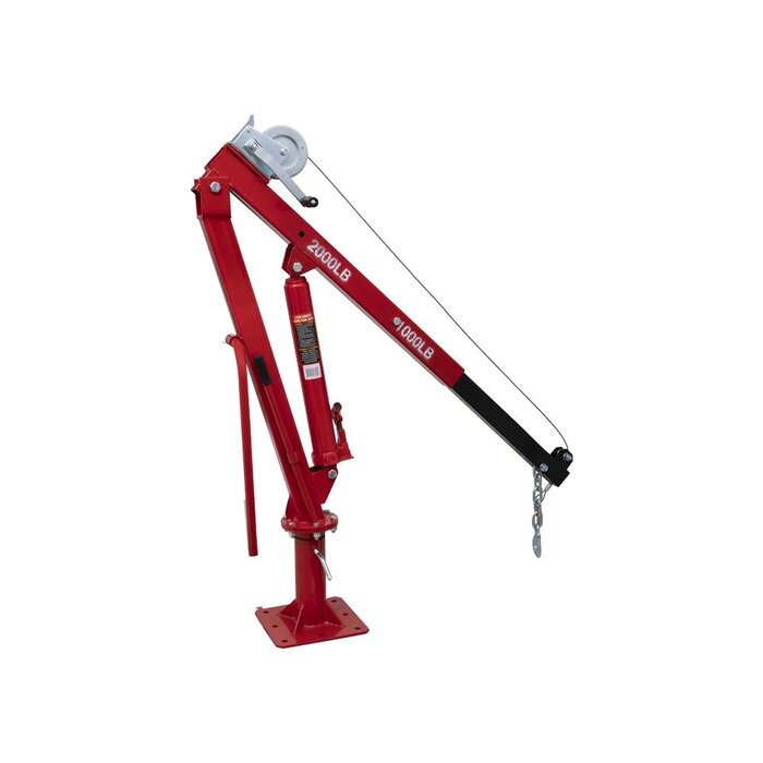 TOP GEAR  TRAILER CRANE HEAVY + WINCH 900 KG