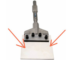 Spero tools Loose Chopping Plate Metal carpet/linoleum for spade set demolition hammer trolley, BHT4001