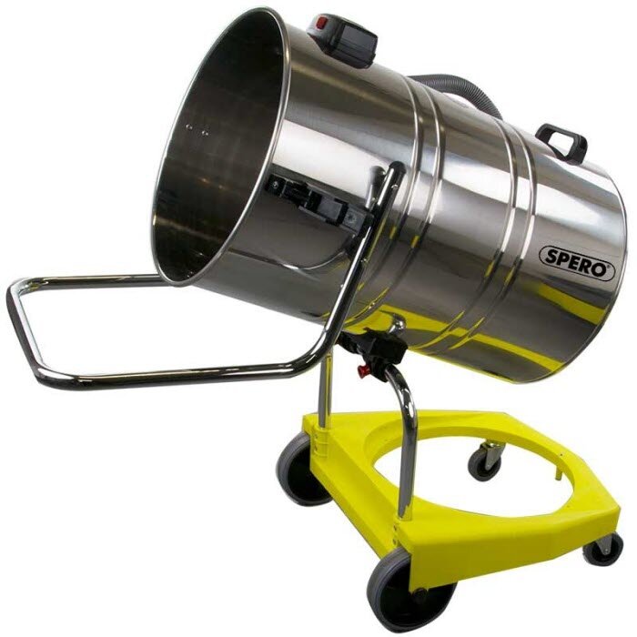 Spero tools Dust & Water vacuum cleaner 3000Watt - 80Liter stainless steel tank Industry Dust & Water vacuum cleaner with Autostop - 3 motors IZ3001AS