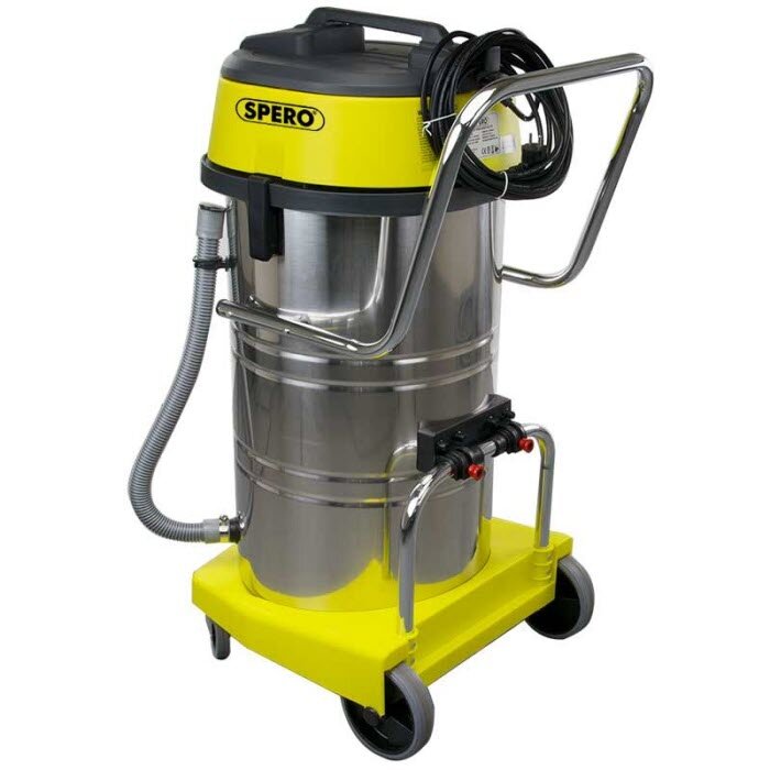 Spero tools Dust & Water vacuum cleaner 3000Watt - 80Liter stainless steel tank Industry Dust & Water vacuum cleaner with Autostop - 3 motors IZ3001AS