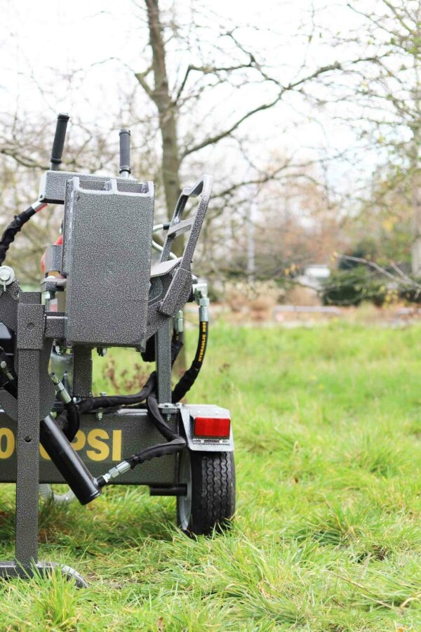 Hzc / Landworks 40 Tonnen horizontaler Holzspalter mit Benzinmotor und Holzlift (HS40335)