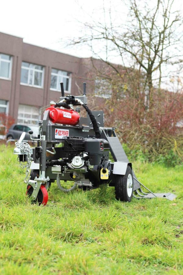 Hzc / Landworks 40 Tonnen horizontaler Holzspalter mit Benzinmotor und Holzlift (HS40335)