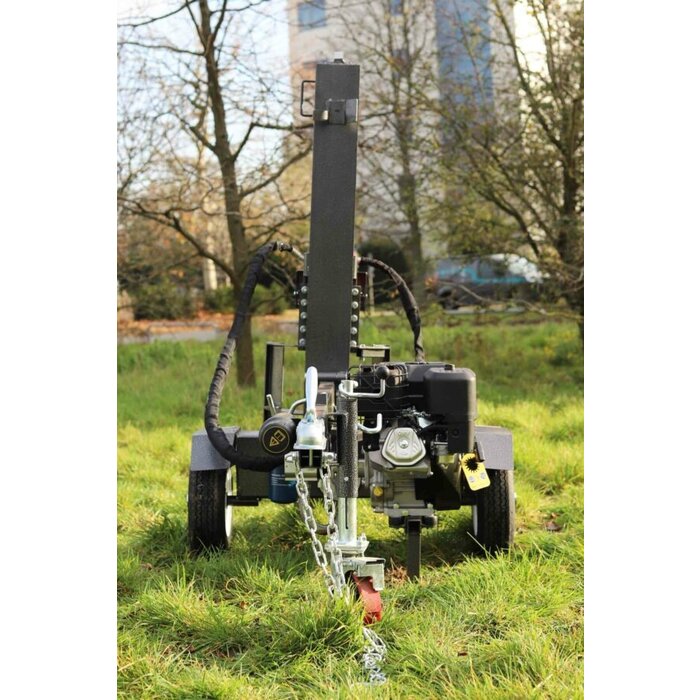 Hzc / Landworks 40 ton standing and lying log splitter with petrol engine and table (HS40285)