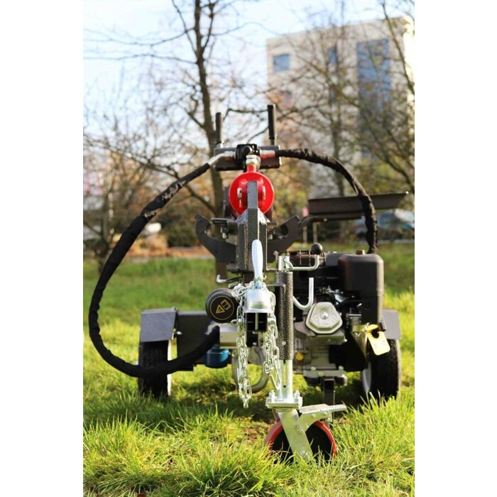 Hzc / Landworks 40 ton standing and lying log splitter with petrol engine and table (HS40285)