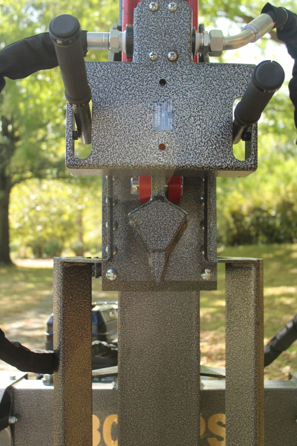 Hzc / Landworks 30 ton staande en liggende houtklover met tafel, benzinemotor en snellere cilinder (HS30245)