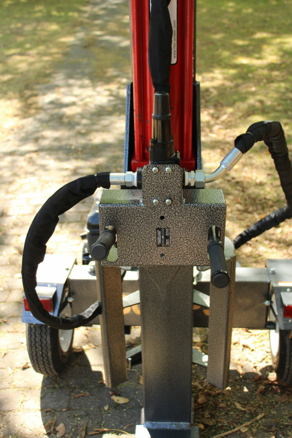 Hzc / Landworks 30 ton staande en liggende houtklover met tafel, benzinemotor en snellere cilinder (HS30245)