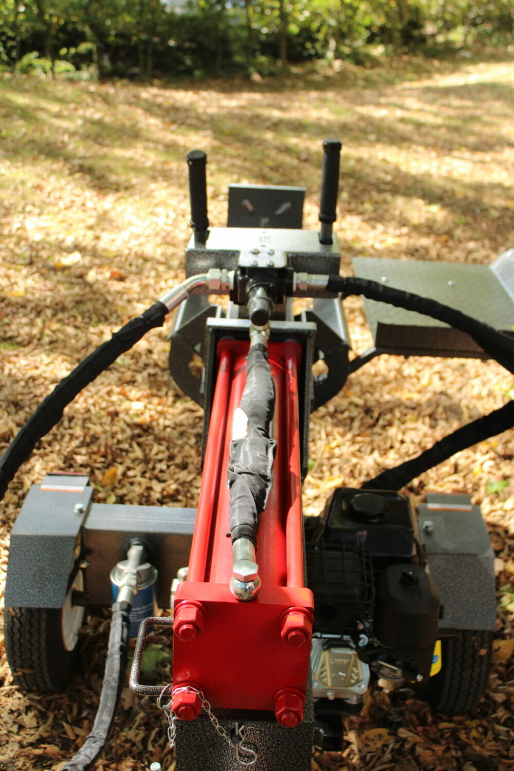 Hzc / Landworks 30 ton standing and lying log splitter with table, petrol engine and faster cylinder (HS30245)