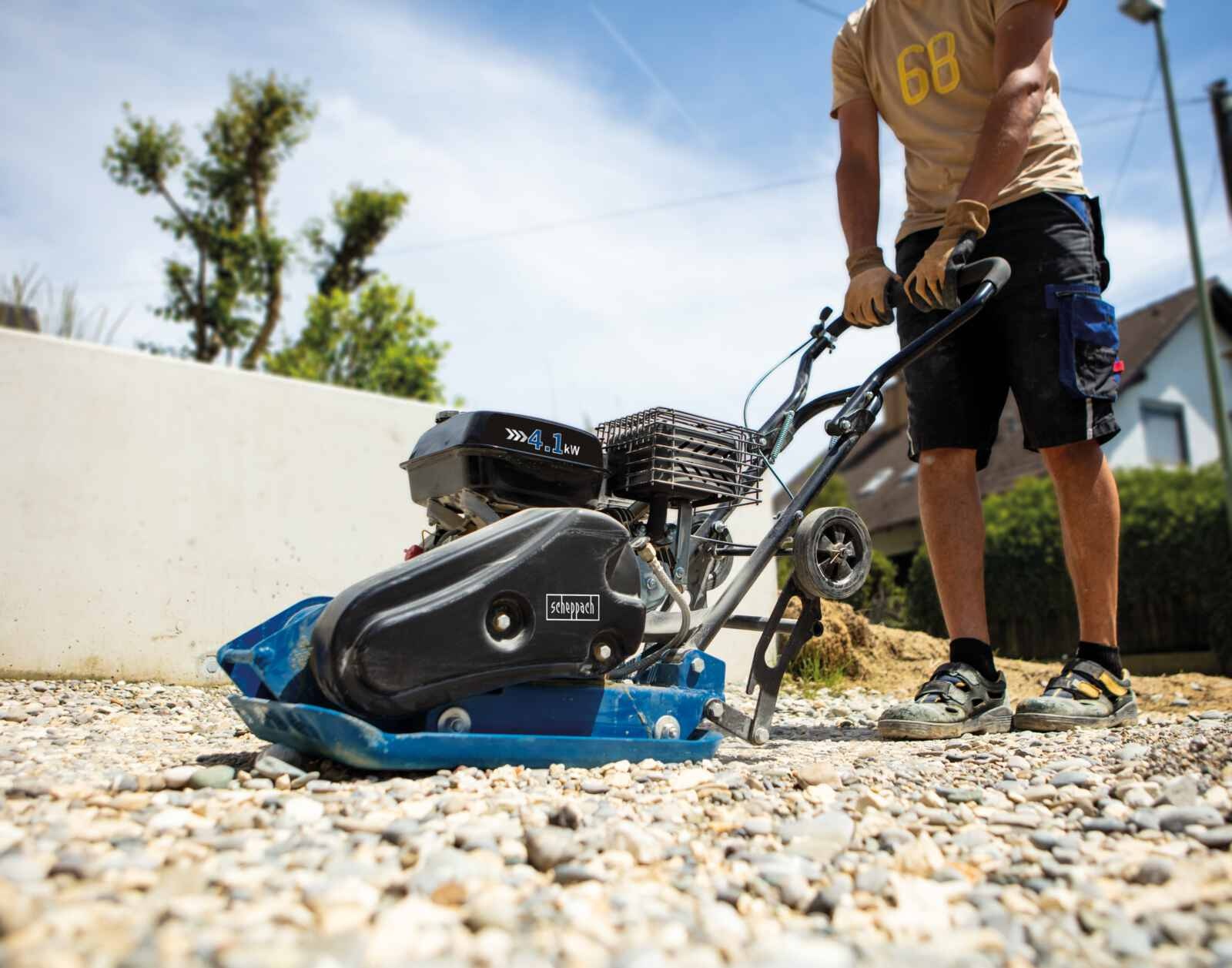 Scheppach Vibrationsplatte HP1400S 2,0 PS 13000 N