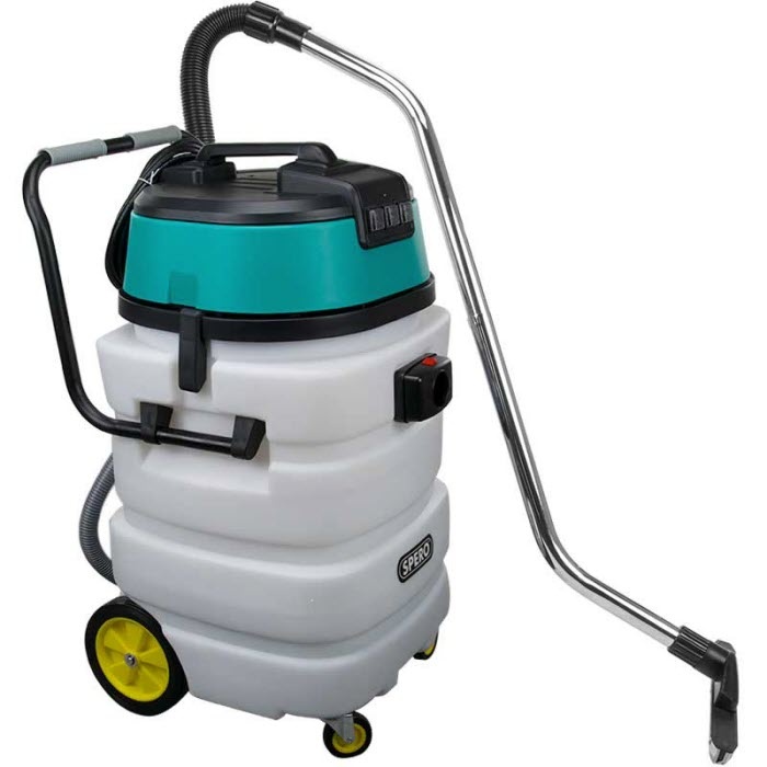 Spero tools 90-Liter-Kunststofftank Industrie-Staub- und Wassersauger mit Autostop – 3 Motoren IZ3001KAS
