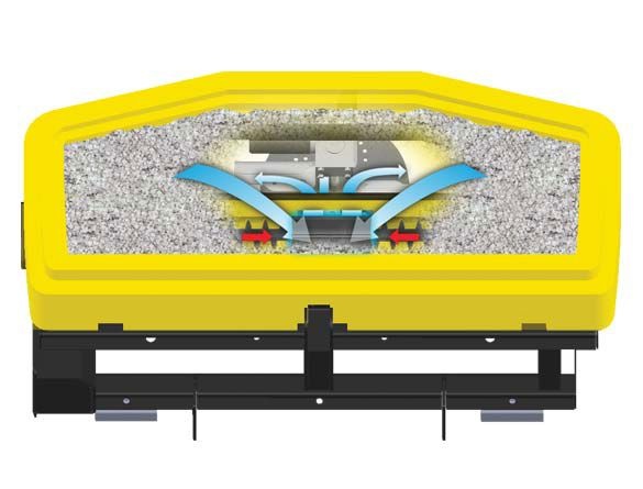 SNOWEX NOWEX SP1675 12-Volt-Anbaustreuer