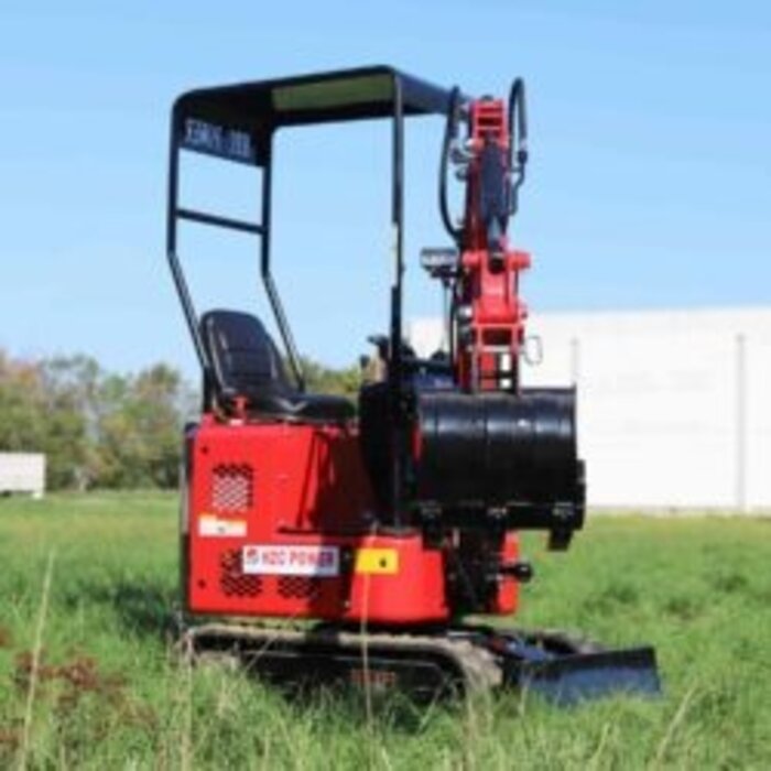 Hzc / Landworks Minigraafmachine verstelbaar onderstel zwenkbaar graafarm diesel