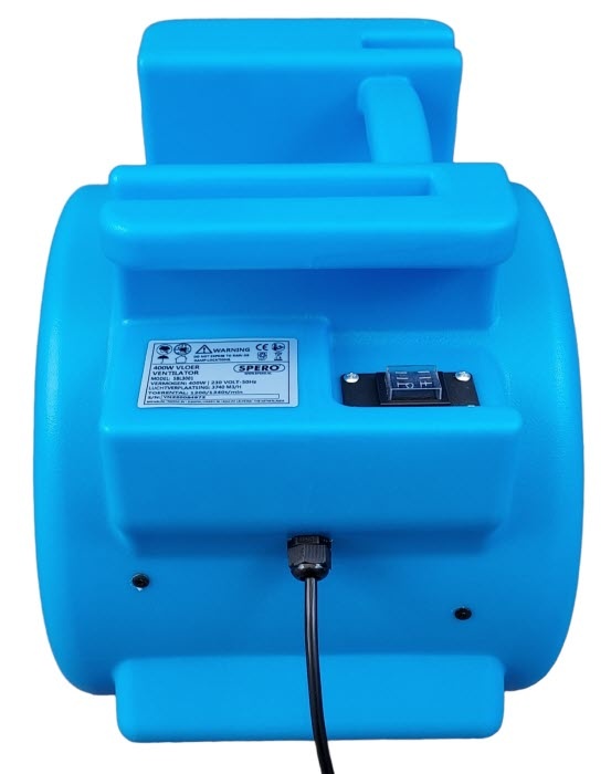 Spero tools 4200 M3/H – Radialer Bodenventilator mit 3 Modi, 600 W – SBL3002