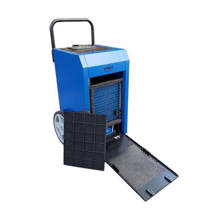 Spero tools Bouwdroger 90 liter cq Ontvochtiger met Afvoerpomp - SBO1001