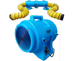 Spero tools Axialventilator 3900 M3/H – Durchmesser: 300 mm, 750 W, inkl. Rohr mit 4,5 mtr