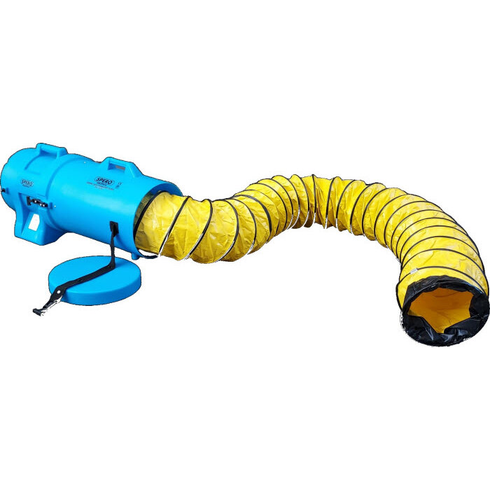 Spero tools Axial Fan 3900M3/H - Dia:300mm 750W Incl. tube with 4.5 mtr