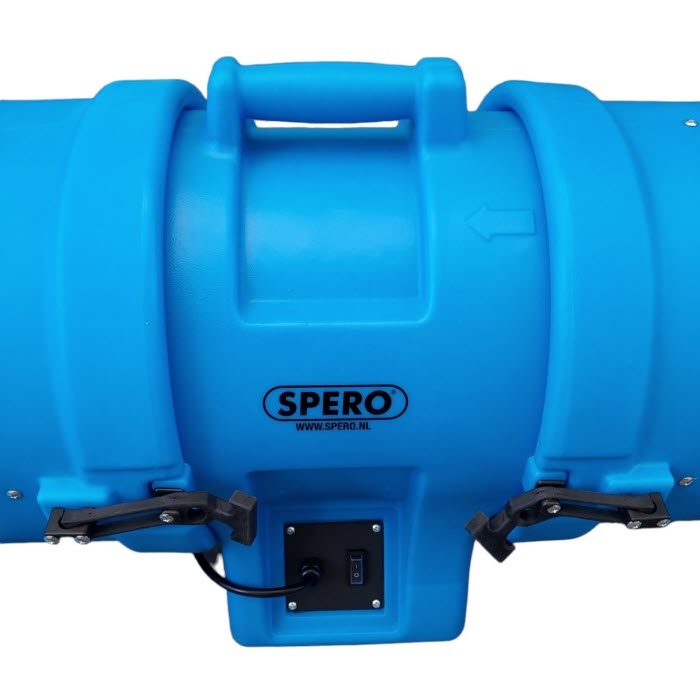Spero tools Axiaal Ventilator 3900M3/H - Dia:300mm 750W Incl. koker met 4.5mtr