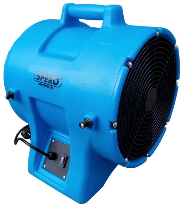 Spero tools Axiaal Ventilator 3900M3/H - Dia:300mm 750W Incl. koker met 4.5mtr