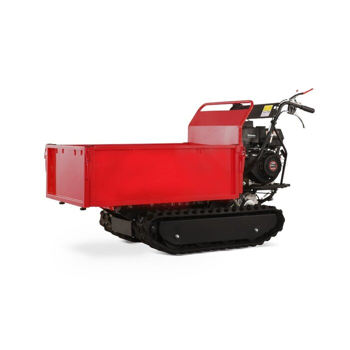 Hzc / Landworks MINIDUMPER, TRACKED DUMPER WITH BUCKET, CHAIN DRIVE, 9 HP PETROL ENGINE AND HYDRAULIC TIPPING DEVICE (MDK500H) - Copy