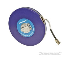 Silverline Glasvezel Landmeter 50 Mtr