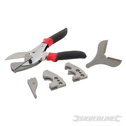 Silverline 6-delige multi-kop PVC snijder set