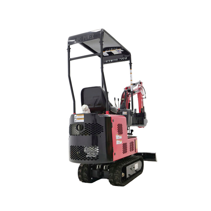 Hzc / Landworks Hybrid-Minibagger Benzin und Elektro, 810 kg